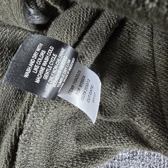 Torrid Jacket French Terry Knit Utility Shirt Jacket Green Size 1 - Picture 6 of 8